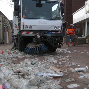 Hengelo weer schoon na Koningsdag dankzij Gildebor