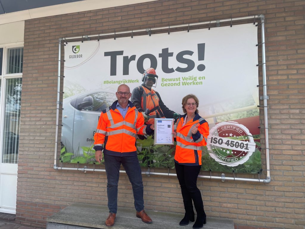 Gildebor behaalt opnieuw ISO 45001-certificering.